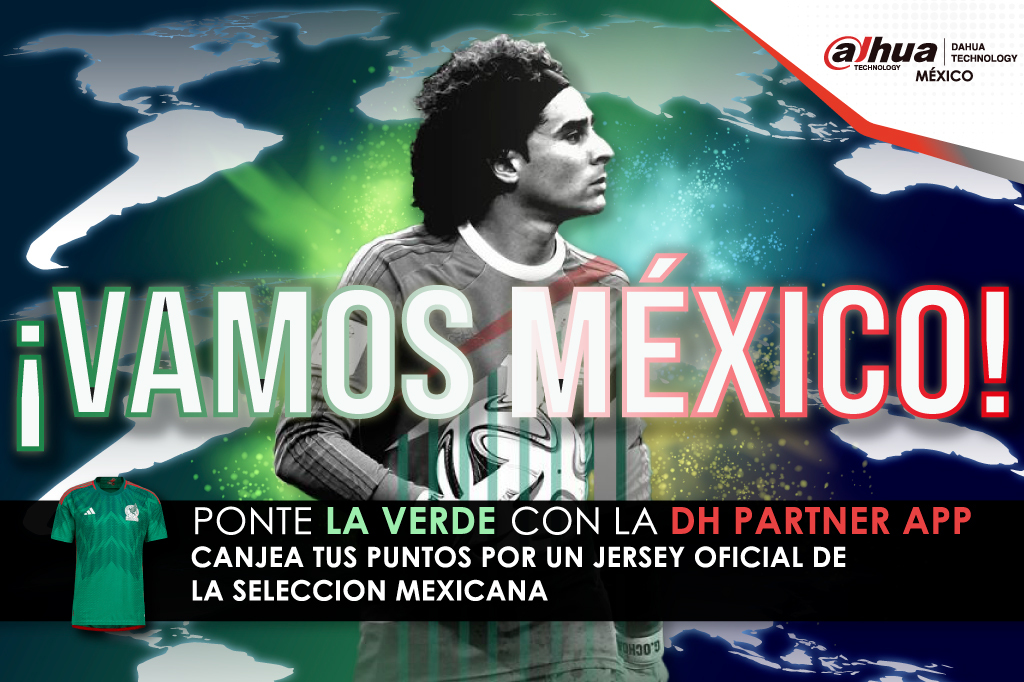 Ponte la verde con la DH Partner App en México y canjea tus puntos por un jersey oficial de la Selección Mexicana.