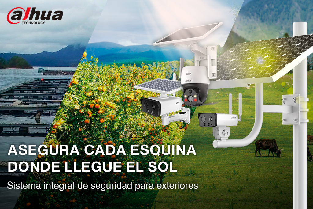 Dahua lanza una cámara de energía solar 4G para exteriores.